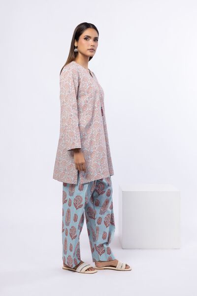 Printed | Crosshatch Poplin | Pants | USD 15.00