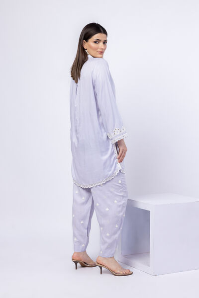 Embroidered | Crosshatch Raw Silk | Shalwar | USD 23.00
