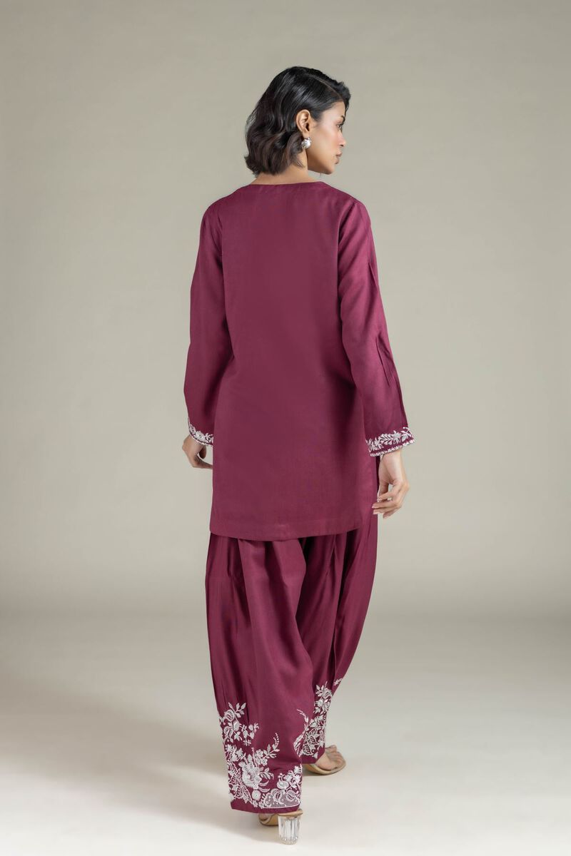 Embroidered | Heavy Blended Viscose | Floral Short Kurta | USD 40.00