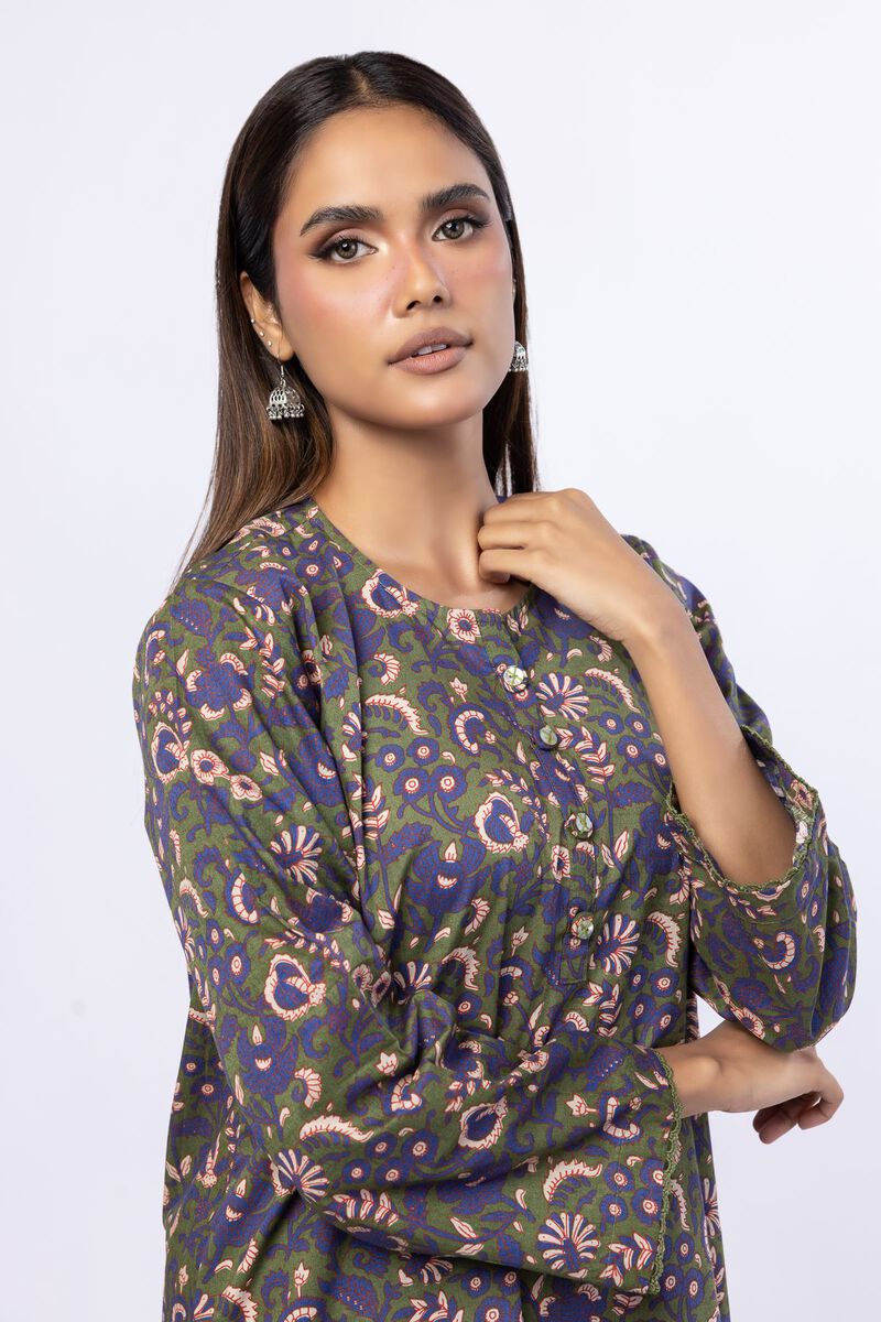 Printed | Crosshatch Poplin | Kurta | USD 25.00