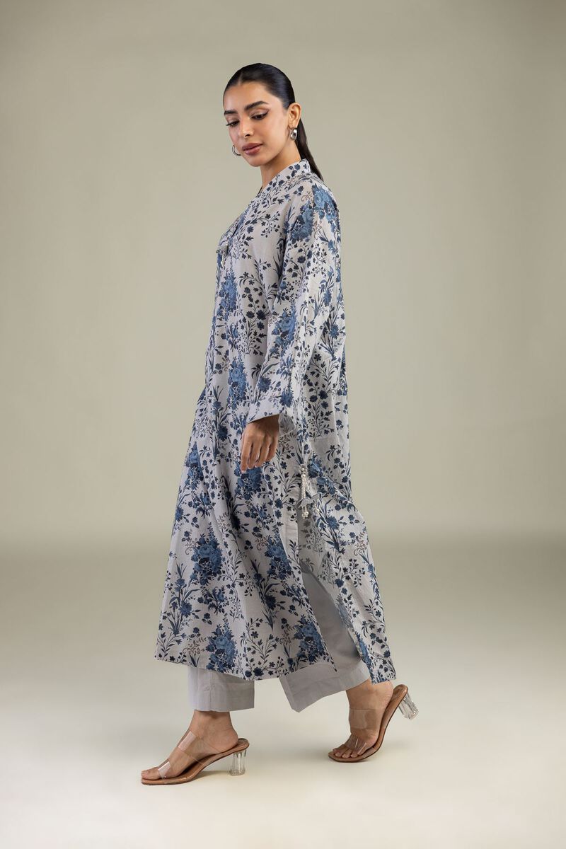 Printed | Cotton Dobby | Floral Longline Kurta | USD 30.00