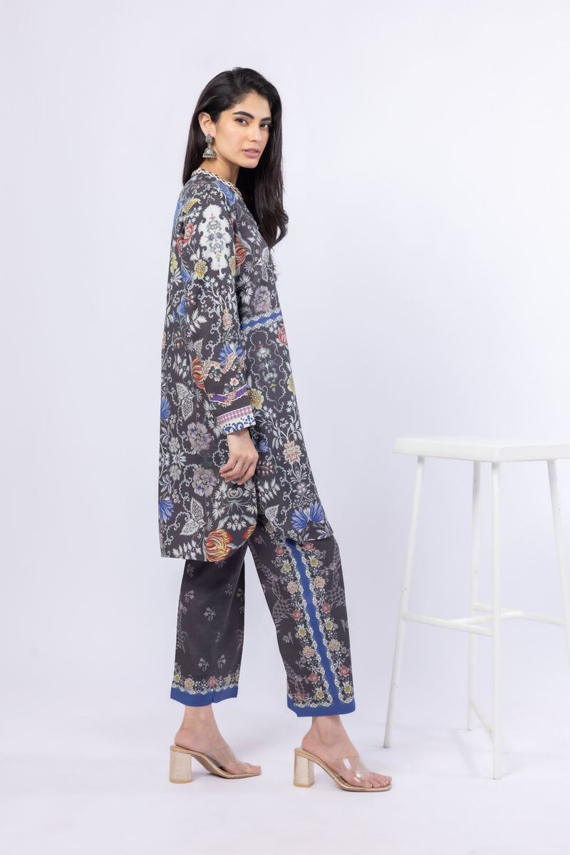 Printed | Russian Raw Silk | Pants | USD 23.00