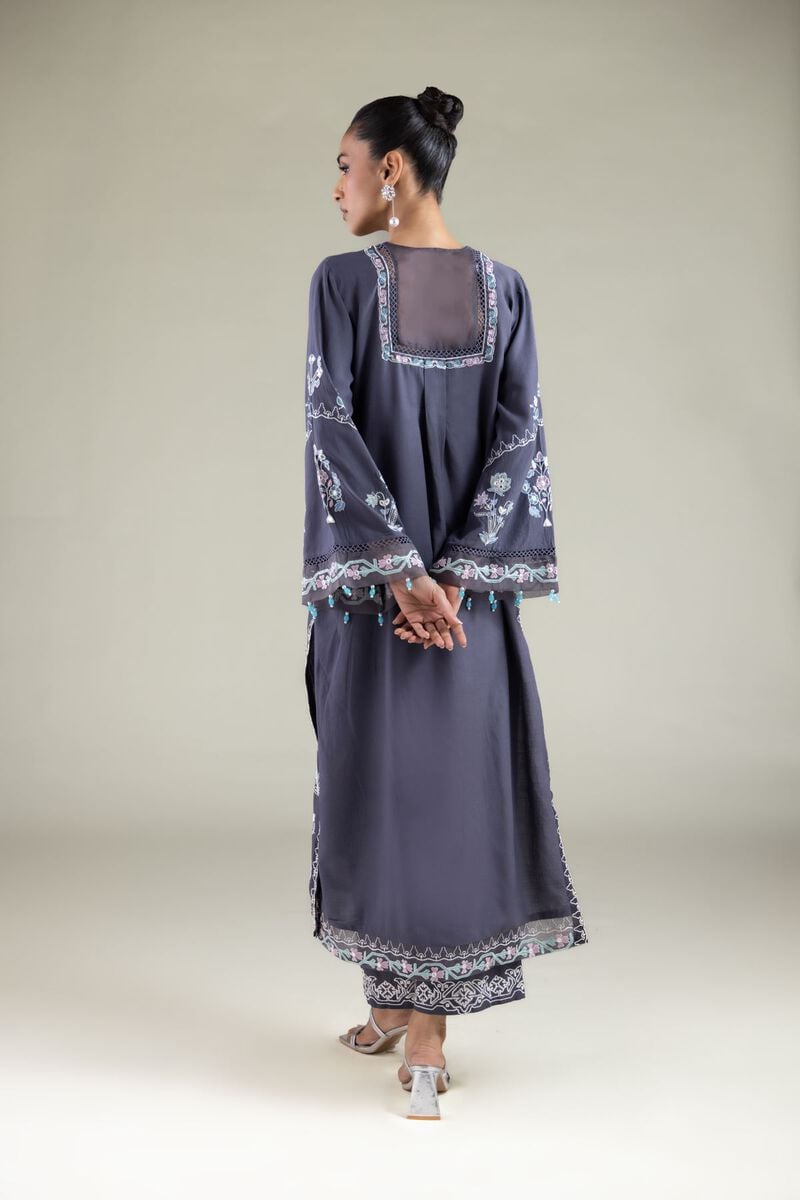 Embroidered | Raw Silk | Kurta | USD 70.00