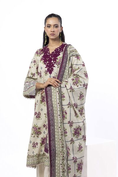 Embroidered | Light Khaddar | Tailored 3 Piece | USD 45.00