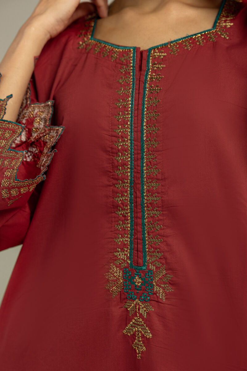 Embroidered | Cambric | Long Cambric Kurta | USD 40.00