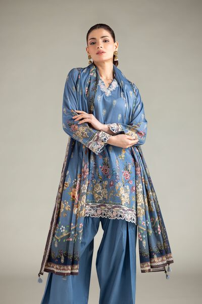 Embroidered | Jacquard | Tailored 3-Piece Set | USD 75.00