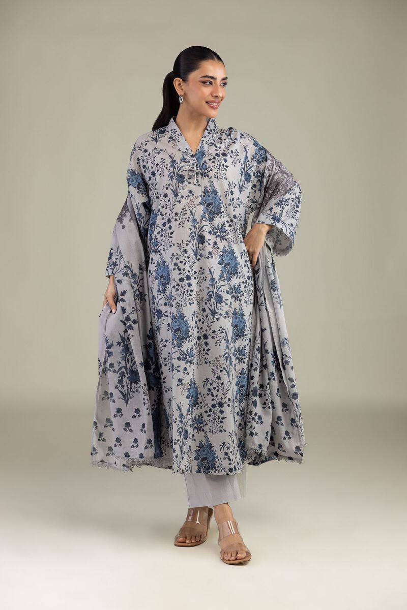 Printed | Cotton Dobby | Floral Longline Kurta | USD 30.00
