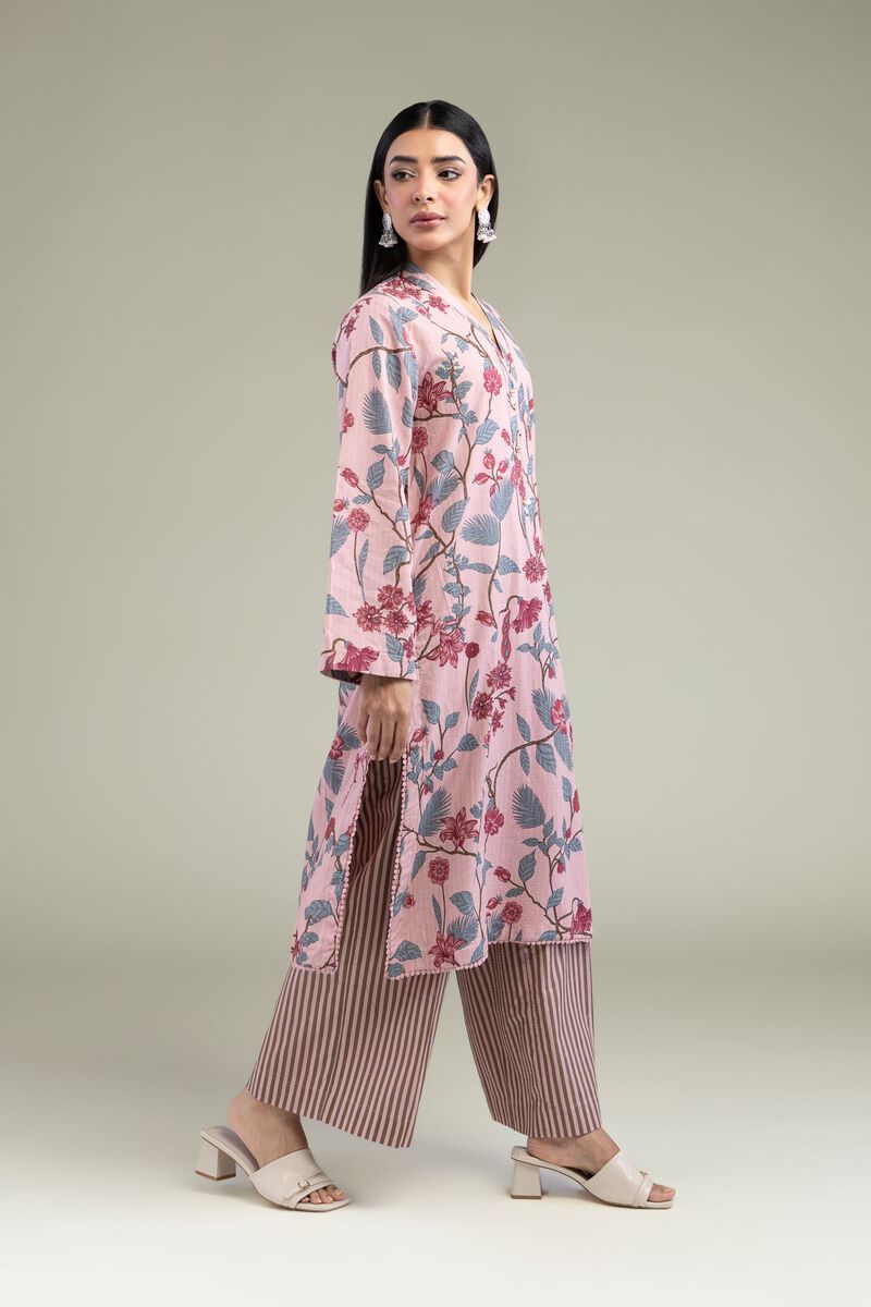 Printed | Cotton Dobby | Floral Longline Kurta | USD 30.00