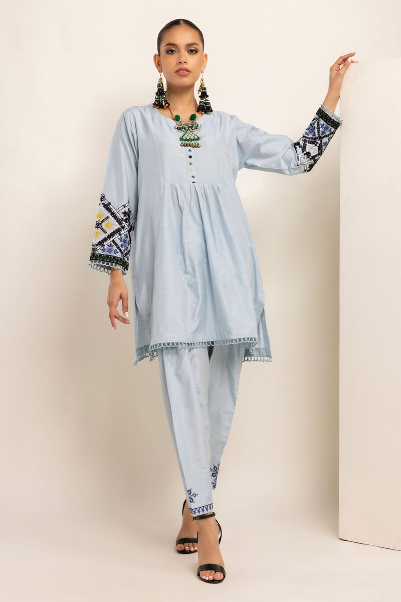 Buy Contemporary Kurta | 8.40 USD | 1001777269 | Khaadi United States