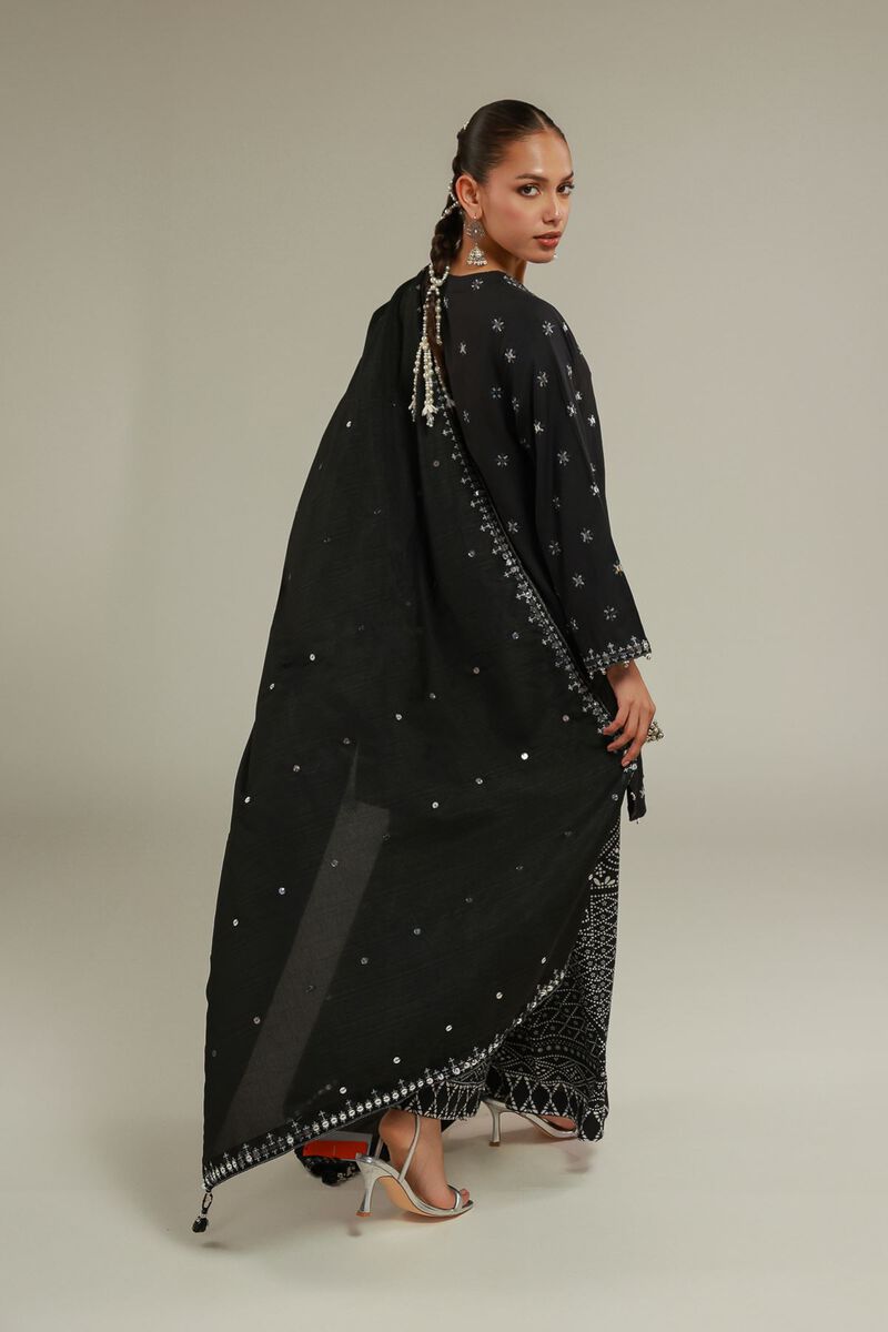 Embroidered | Polyester Silk | Draped Gota Dupatta | USD 40.00
