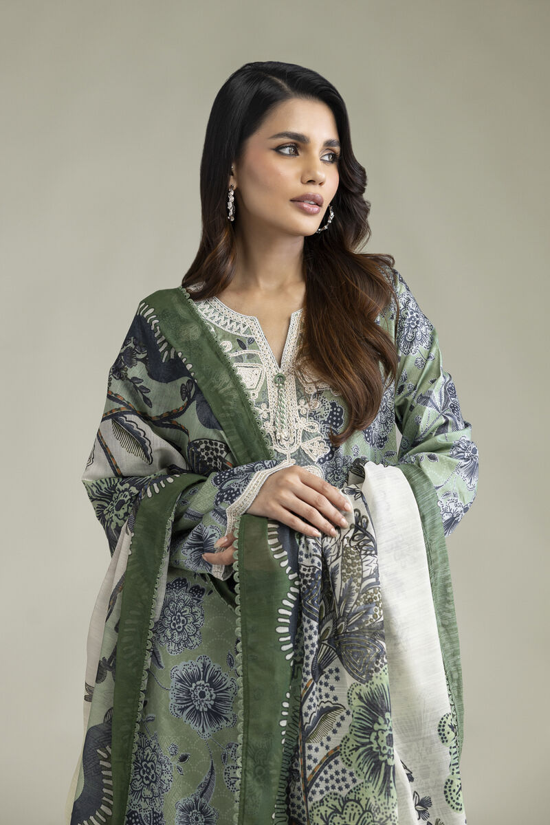 Embroidered | Lawn | Lawn 3-Piece Tailored | USD 80.00