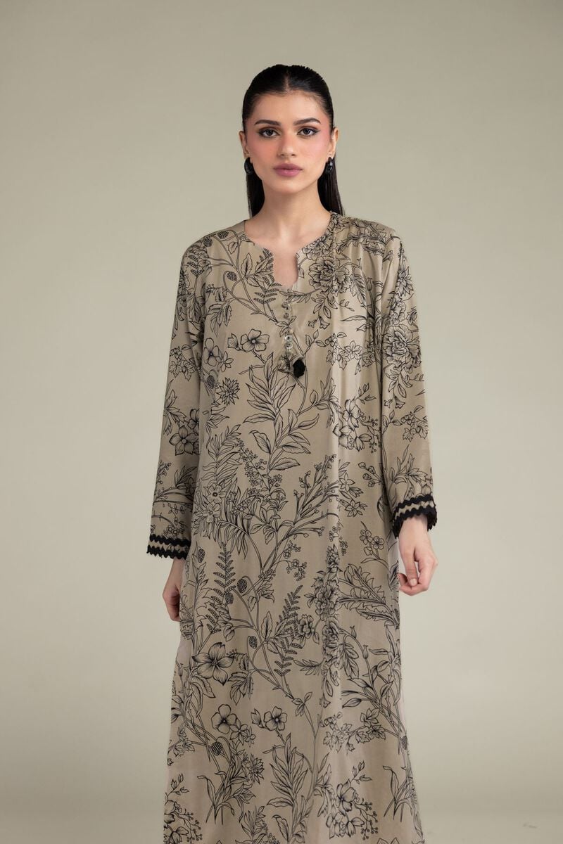 Printed | Cotton Viscose | Long Cotton Kurta | USD 35.00