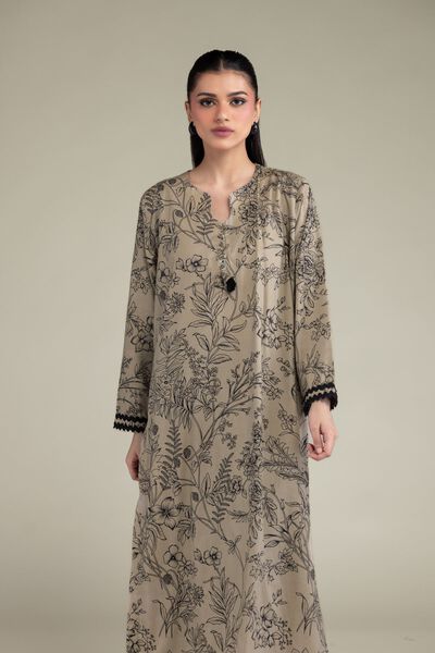 Printed | Cotton Viscose | Long Cotton Kurta | USD 35.00
