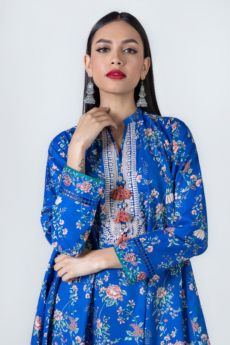 Embroidered | Cambric | Kurta | null