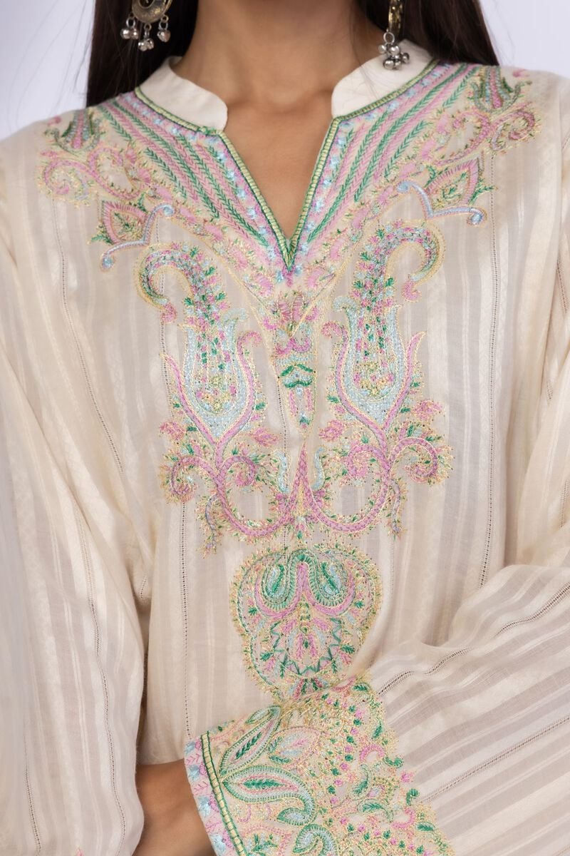 Embroidered | Leno | Kurta | USD 10.50