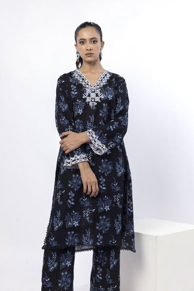 Embroidered | Light Khaddar | Tailored 2 Piece | Top and Bottom | USD 35.00