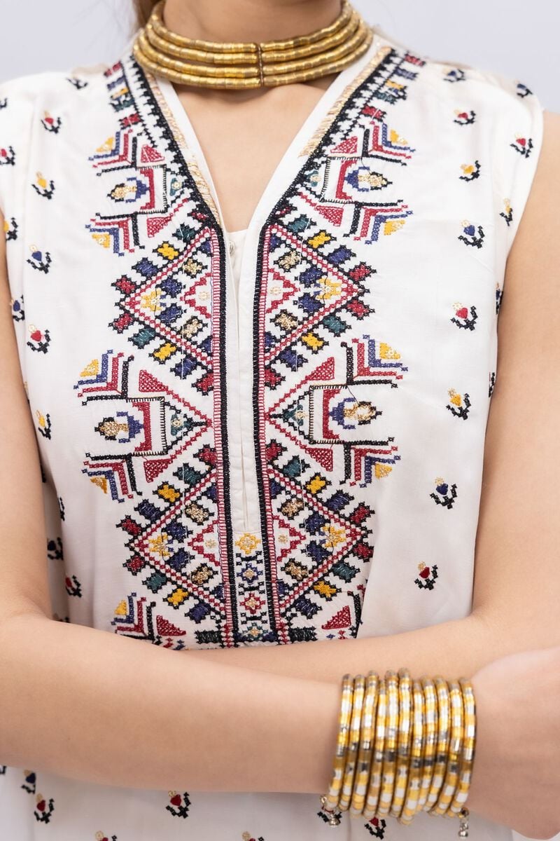 Embroidered | Russian Raw Silk | Kurta | USD 22.50