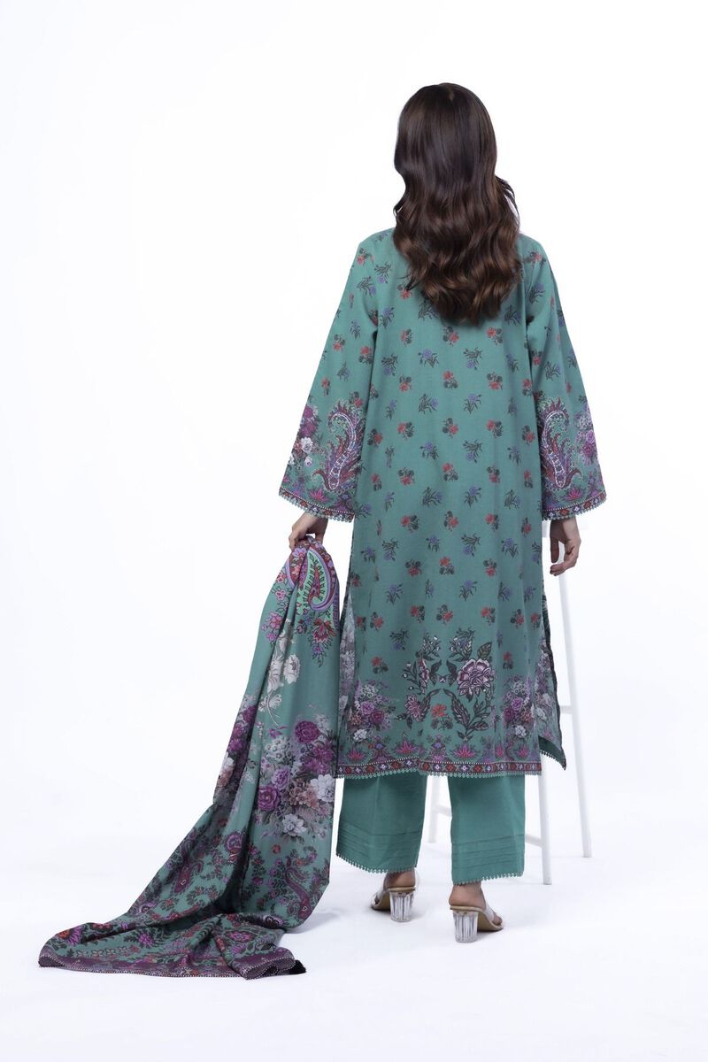 Printed | Karandi | Tailored 3 Piece | USD 50.00
