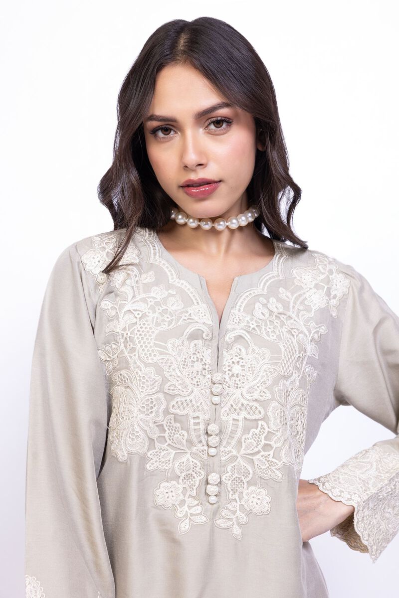Embroidered | Raw Silk | Kurta | USD 55.00