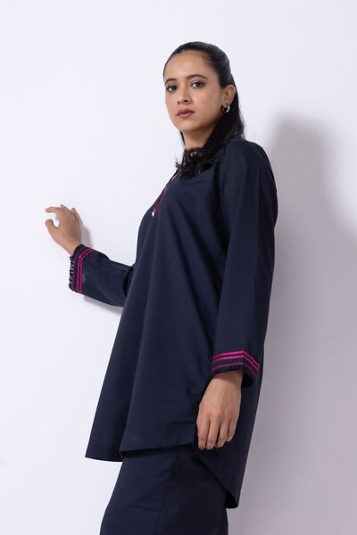 Embroidered | Chambray | Kurta | USD 15.00