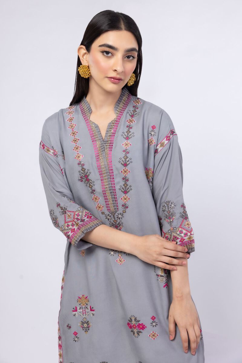 Embroidered | Russian Raw Silk | Kurta | USD 27.50