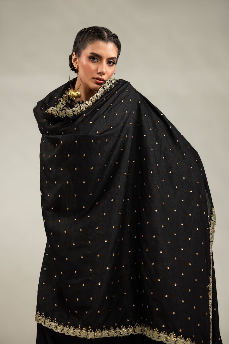 Embroidered | Raw Silk | 3-Piece Co-ord Set | USD 180.00