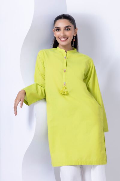 Dyed | Chambray | Kurta | USD 30.00