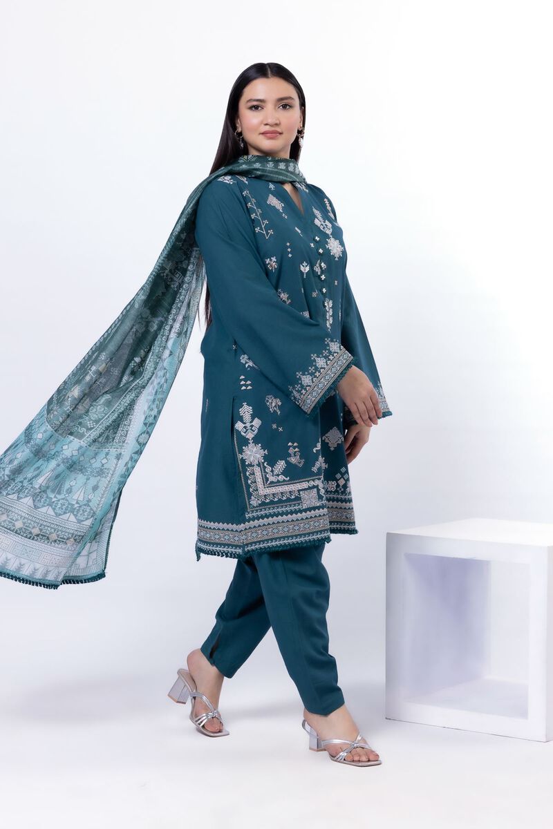 Embroidered | Cotton | Tailored 3 Piece | USD 35.00