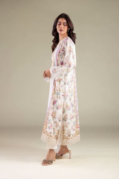 Embroidered | Raw Silk | Pants | USD 35.00