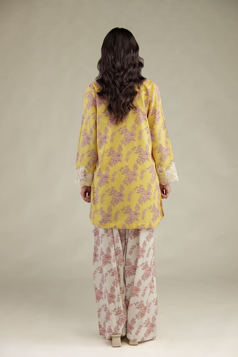 Embroidered | Lawn | Yellow Lawn Kurta | USD 40.00