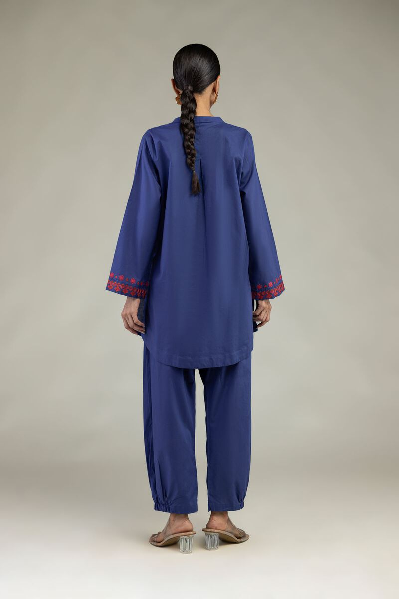 Embroidered | Cambric | Short V-Neck Kurta | USD 35.00
