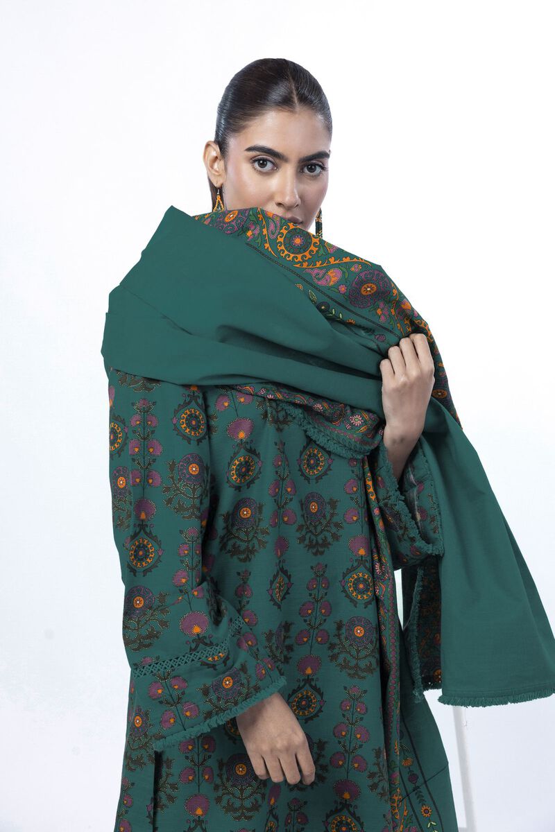 Printed | Light Khaddar | Tailored 3 Piece | USD 45.00