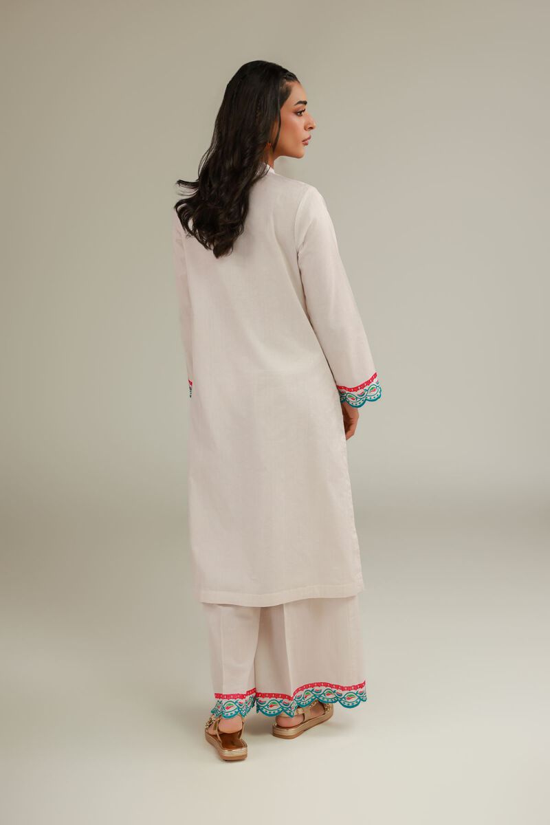 Embroidered | Cotton Dobby | Floral Cotton Kurta | USD 35.00