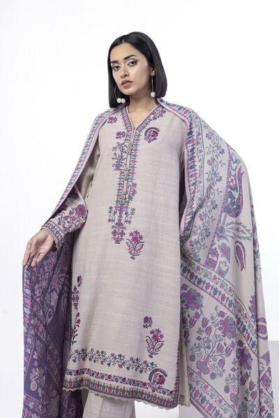 Embroidered | Khaddar | Tailored 3 Piece | USD 70.00