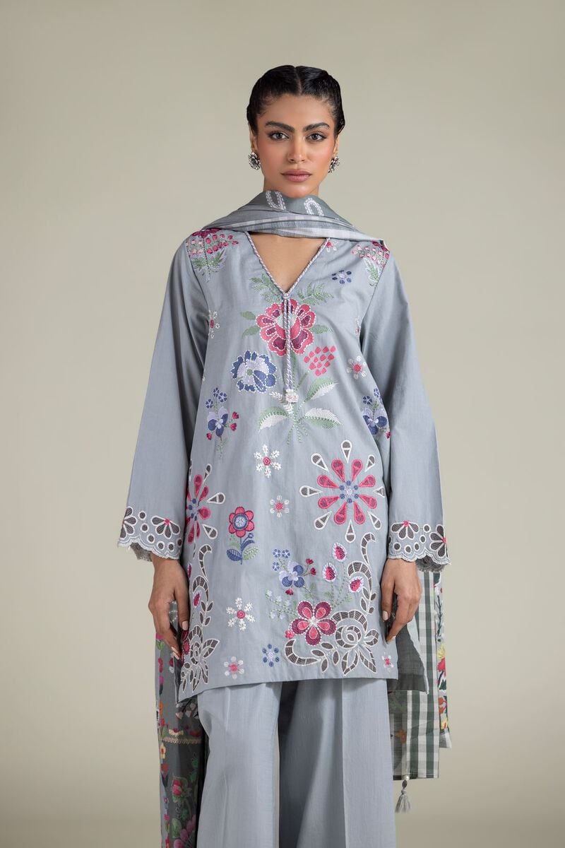 Embroidered | Textured Cotton | Dupatta | USD 25.00