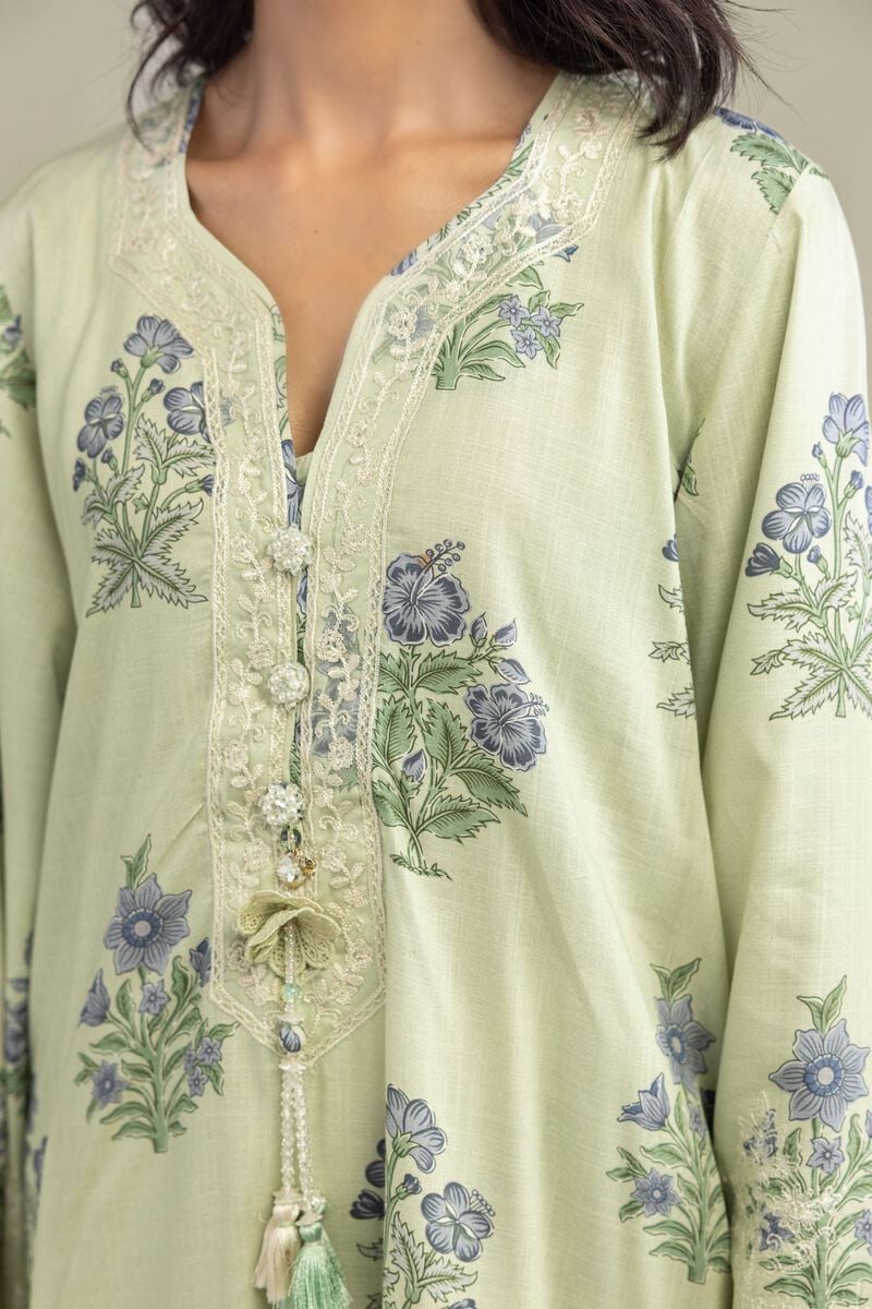 Embroidered | Raw Silk | Kurta | USD 60.00