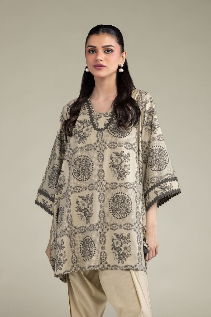 Printed | Cotton Viscose | Short Floral Kurta | USD 35.00