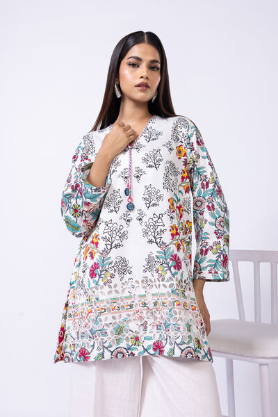 Embroidered | Crosshatch Poplin | Kurta | USD 17.50