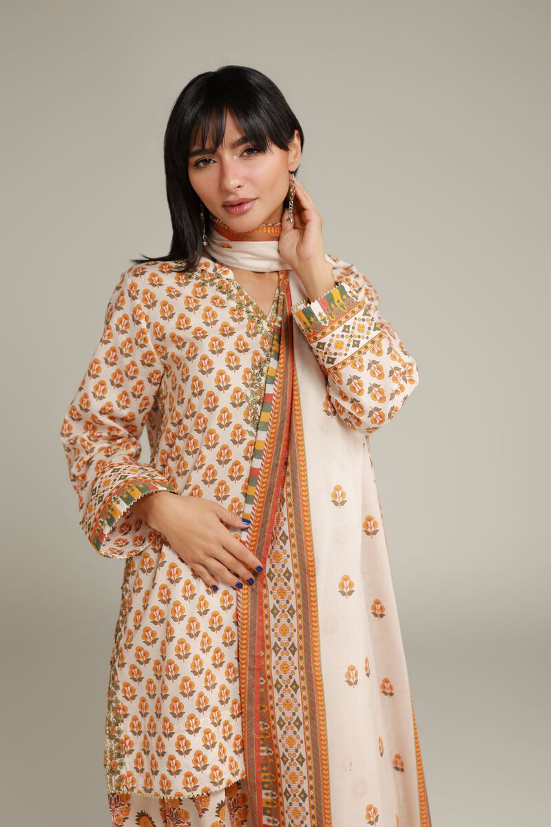 Embroidered | Lawn | Floral Lawn Dupatta | USD 25.00
