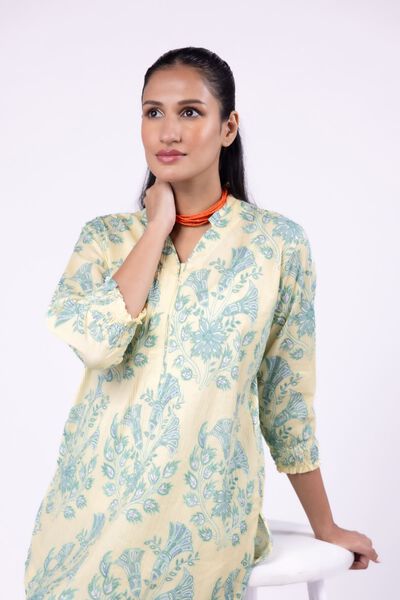 Printed | Ripple Crinkle | Kurta | USD 15.00