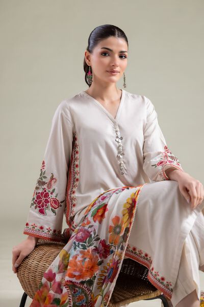 Embroidered | Cotton Dobby | Kurta | USD 40.00