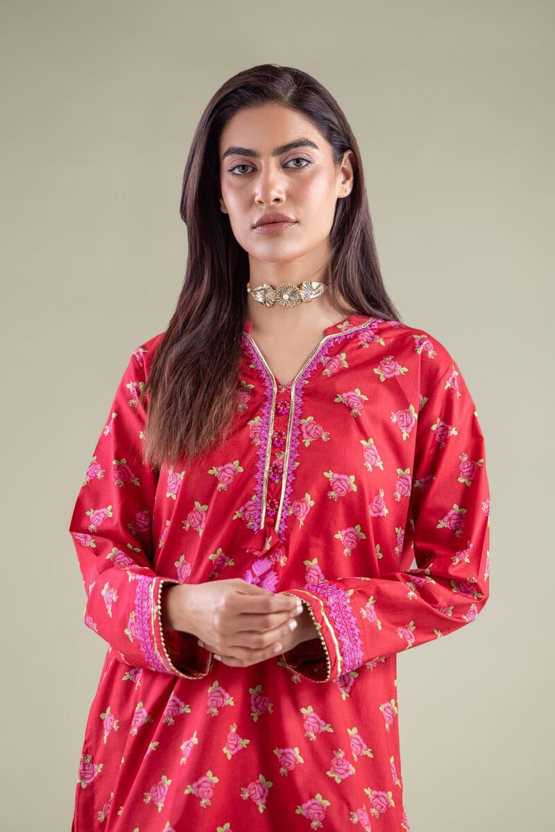 Embroidered | Cambric | Kurta | USD 35.00