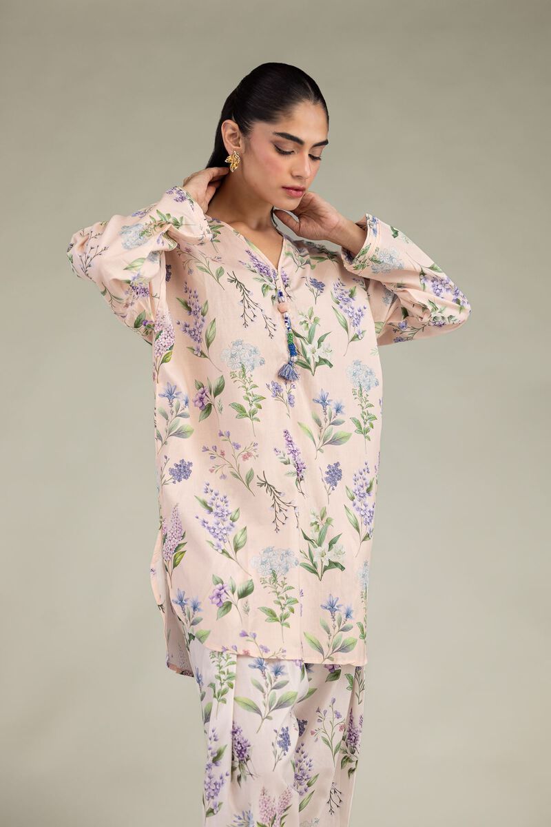 Printed | Cotton Viscose | Short Floral Kurta | USD 35.00
