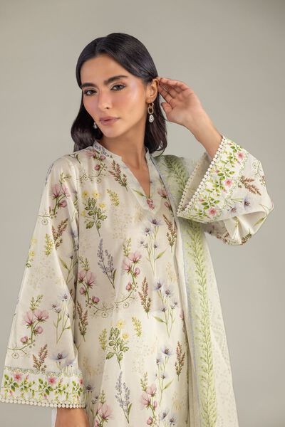 Printed | Lawn | Floral Lawn Dupatta | USD 30.00