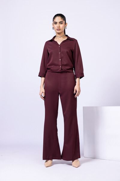 Dyed | Polyester Twill | Trousers | USD 10.00