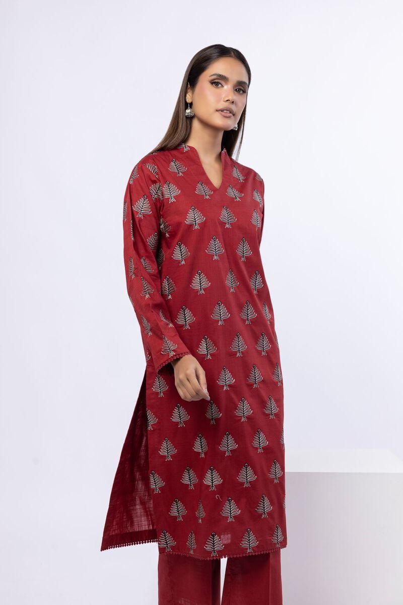 Embroidered | Crosshatch Poplin | Kurta | USD 17.50