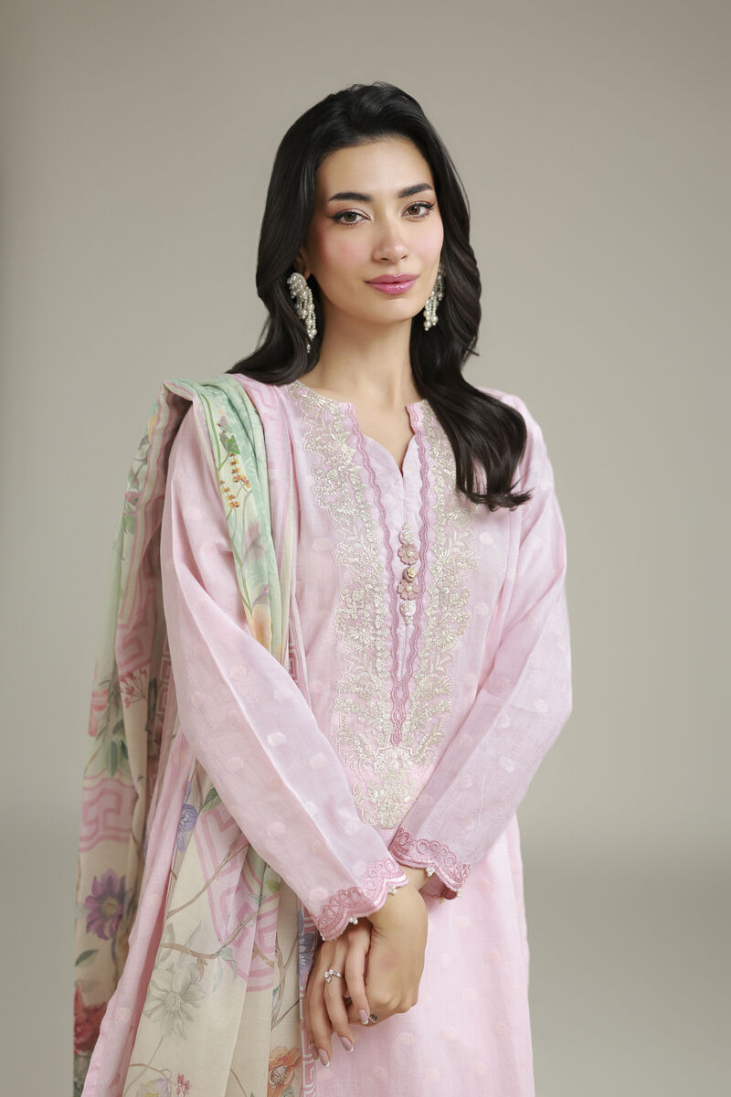 Embroidered | Broshia | Tailored 3-Piece Outfit | USD 80.00