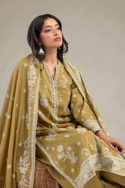 Lawn | Floral Lawn Dupatta | USD 30.00