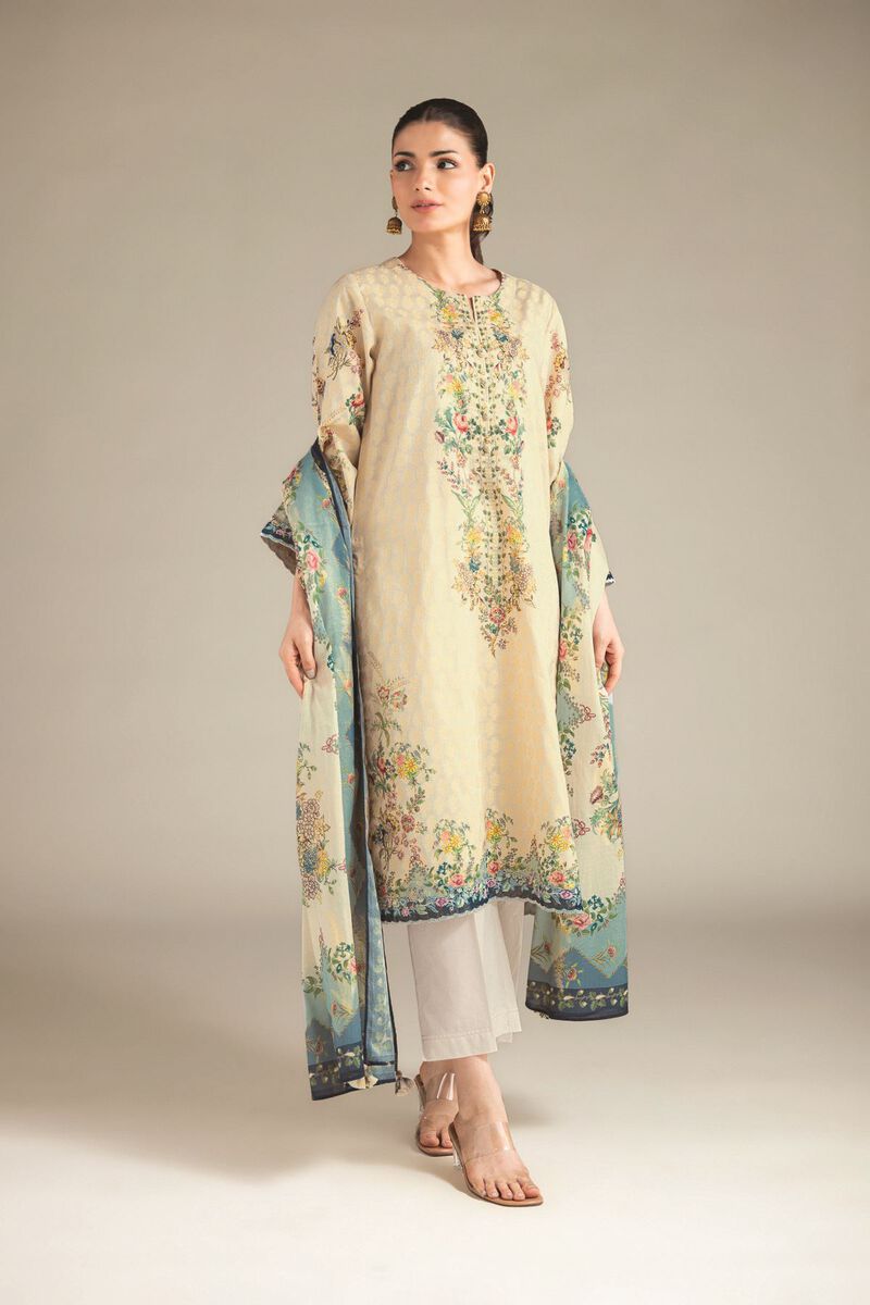 Embroidered | Jacquard | Jacquard Tailored 3-Piece | USD 75.00