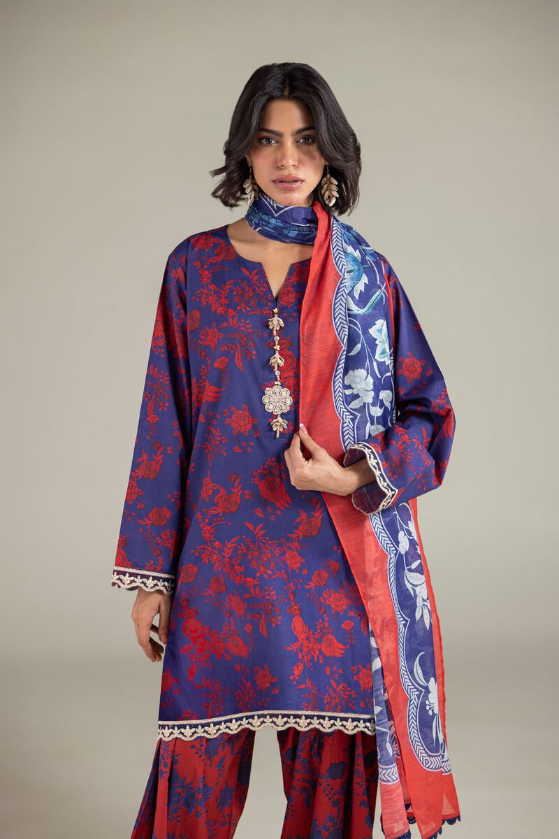 Embroidered | Cambric | Tailored 3-Piece Outfit | USD 80.00